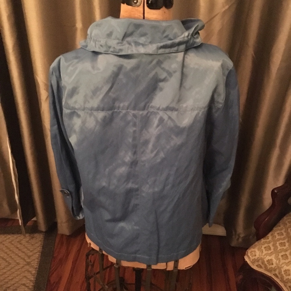 Ruby Rd blue silk style jacket - Picture 3 of 3